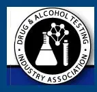 A black and white logo for the drug & alcohol testing industry association.